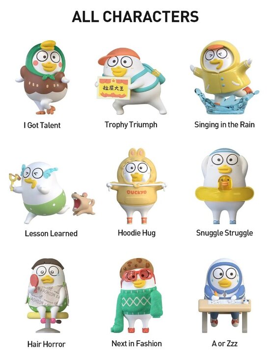 Pop Mart Duckyo Never Grows Up Series Figures Blind Box - Picture 6 of 7